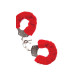 Наручники з хутром MAI No.38 METAL FURRY HANDCUFFS RED