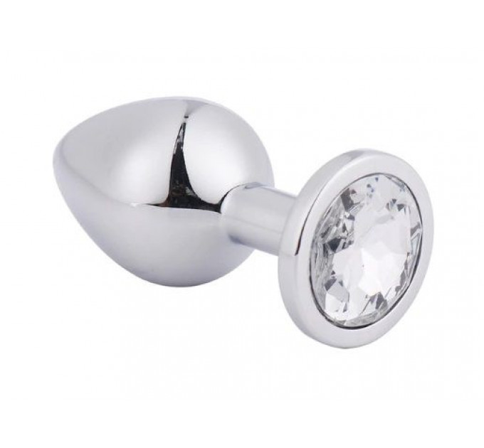 Анальная пробка Silver Metal Diamond, S