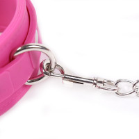 Силиконовые наручники Silicone hand cuff pink