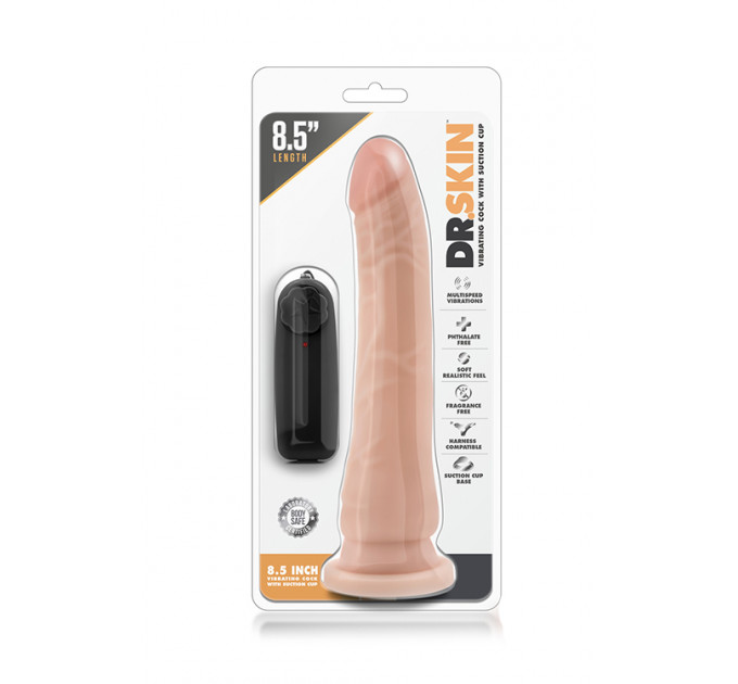 Вибромассажер DR. SKIN 8.5INCH VIBR. REALISTIC DILDO