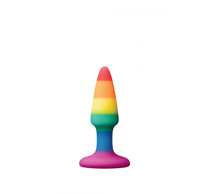 Анальная пробка DREAM TOYS COLOURFUL LOVE RAINBOW ANAL PLUG MINI