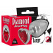 Анальная металлическая пробка You2Toys Diamond Butt Plug с красным камнем, Large