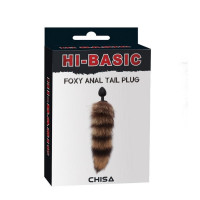 Анальна пробка Chisa Hi-Basic Foxy з лисячим хвостом