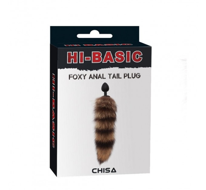 Анальна пробка Chisa Hi-Basic Foxy з лисячим хвостом