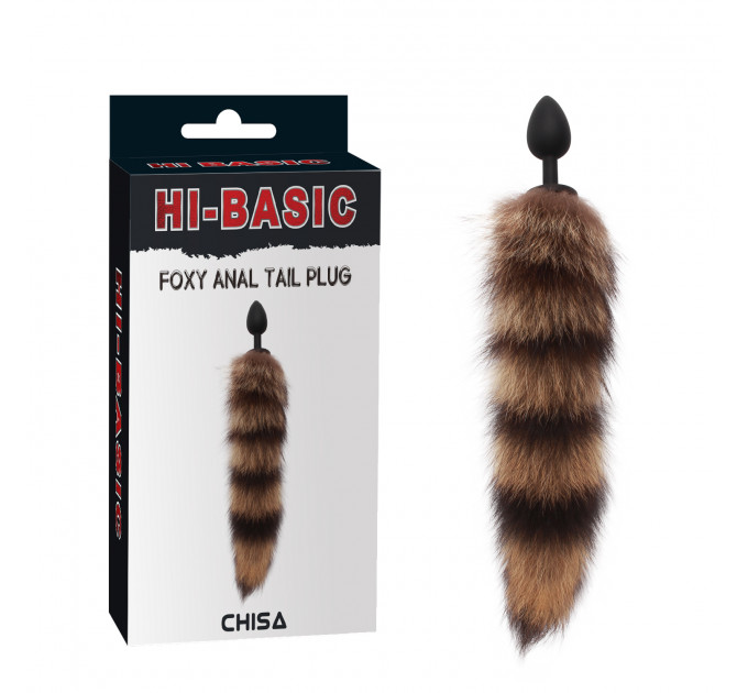 Анальна пробка Chisa Hi-Basic Foxy з лисячим хвостом