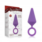Анальна пробка Chisa Sweet Breeze Candy Plug фіолетова 13.2 х 4 см, L