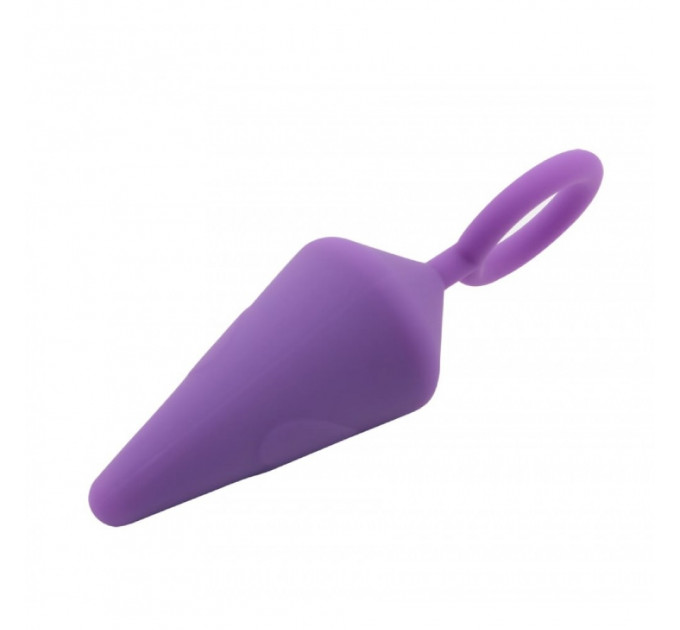 Анальна пробка Chisa Sweet Breeze Candy Plug фіолетова 13.2 х 4 см, L