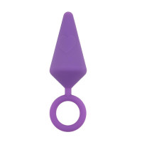 Анальна пробка Chisa Sweet Breeze Candy Plug фіолетова 13.2 х 4 см, L