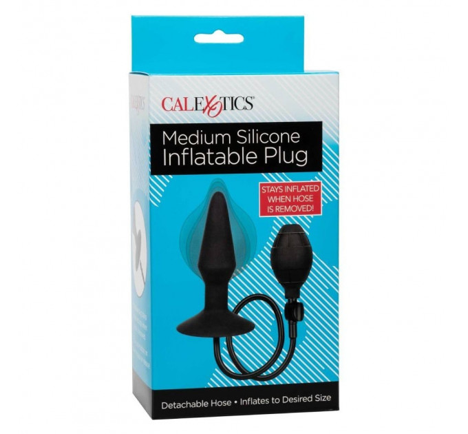 Анальная пробка средняя с накачкой Inflatable Plug California Exotic