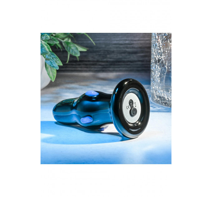Анальная пробка стеклянная с вибрацией A&E REAR ROCKER VIBRATING GLASS ANAL PLUG