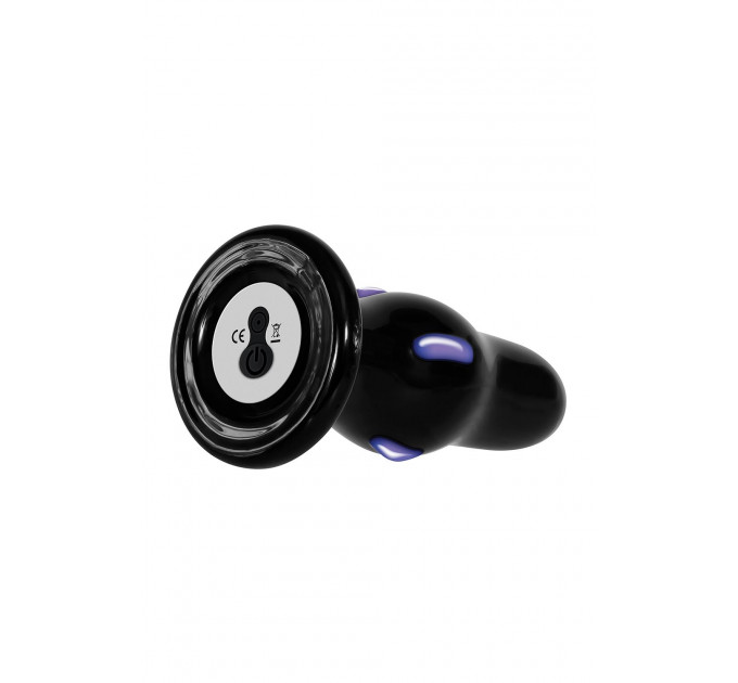 Анальная пробка стеклянная с вибрацией A&E REAR ROCKER VIBRATING GLASS ANAL PLUG
