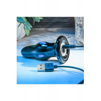 Анальная пробка стеклянная с вибрацией A&E REAR ROCKER VIBRATING GLASS ANAL PLUG