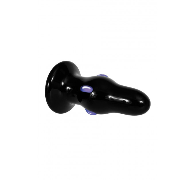 Анальная пробка стеклянная с вибрацией A&E REAR ROCKER VIBRATING GLASS ANAL PLUG