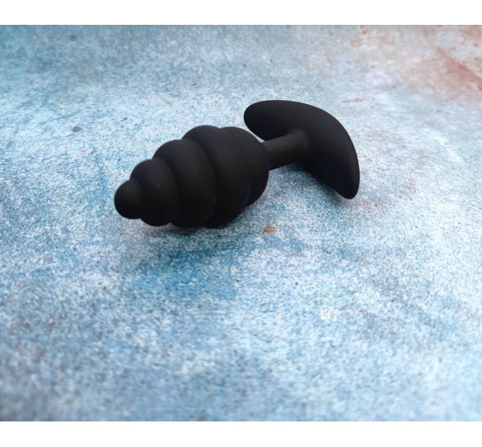 Анальная пробка Loveshop Black 9 * 3.5 см