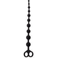 Анальний ланцюжок Chisa Black Mont Silicone чорний