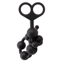 Анальний ланцюжок Chisa Black Mont Silicone чорний