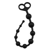 Анальний ланцюжок Chisa Black Mont Silicone чорний