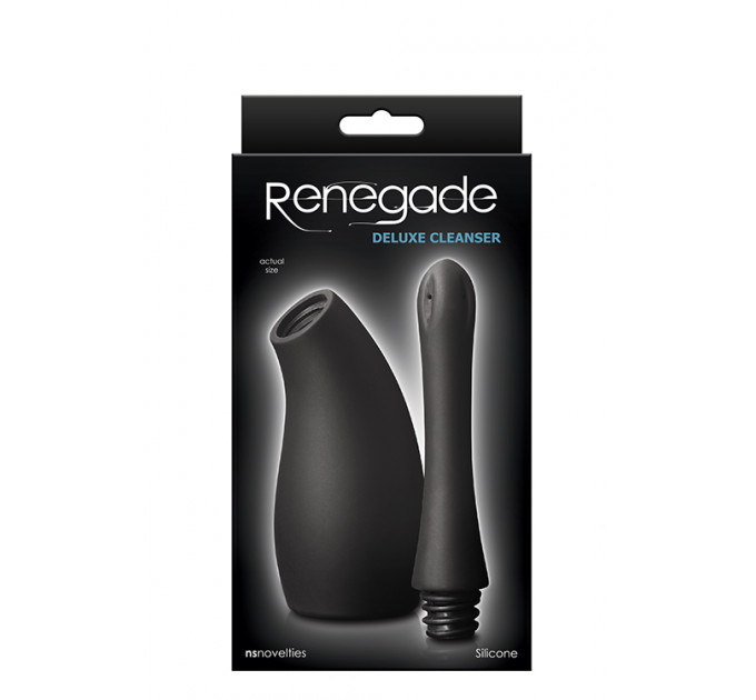 Анальный душ RENEGADE DELUXE CLEANSER BLACK