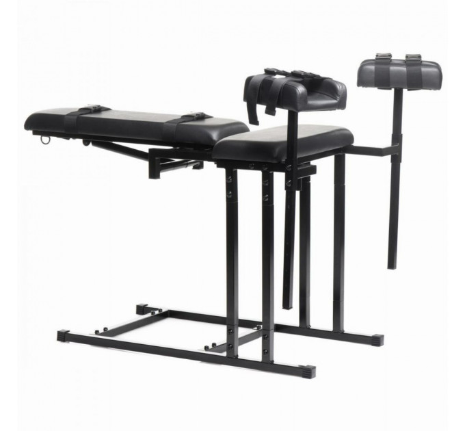 БДСМ крісло-кушетка Extreme Obedience BDSM Chair чорний