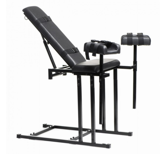 БДСМ крісло-кушетка Extreme Obedience BDSM Chair чорний
