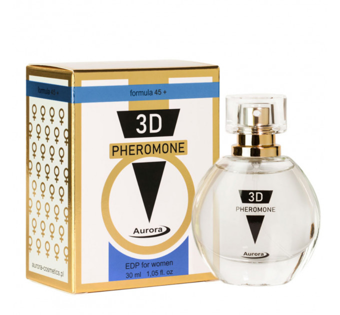 Духи с феромонами женские Aurora 3D Pheromone formula 45+, 30ml