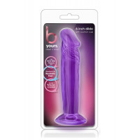 Фалоімітатор реалістичний, на присосці Blush Yours Sweet N фіолетовий, 16.5 х 3.8 см