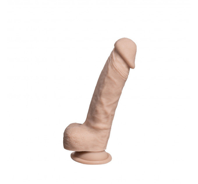 Фаллоимитатор реалистичный Silexd Real Skin Model 1 (8" ) на присоске, телесный