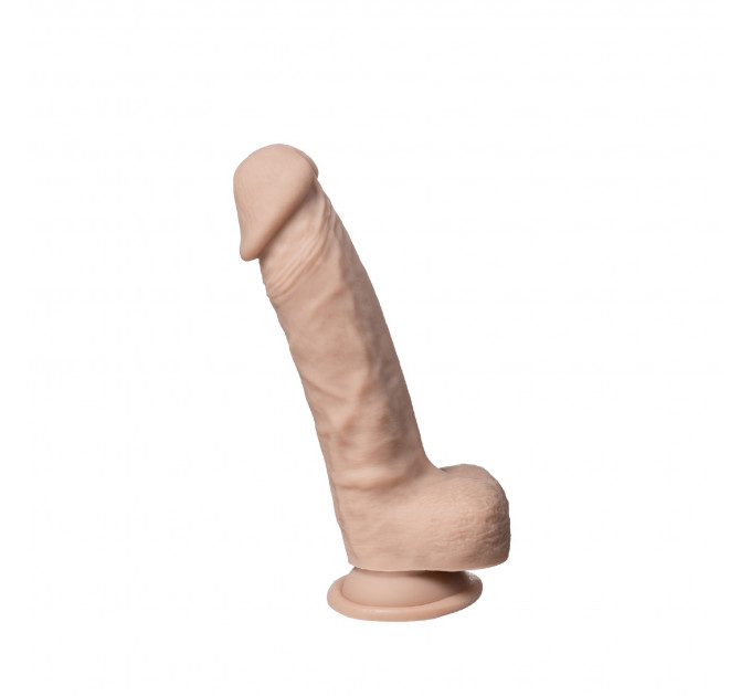 Фаллоимитатор реалистичный Silexd Real Skin Model 1 (8" ) на присоске, телесный