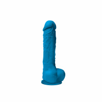 Фаллоимитатор силикон NS Novelties COLOURS PLEASURES 7'' DILDO BLUE