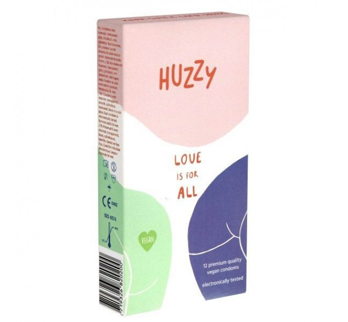 HUZ-0200 Презервативы Huzzy 12 разноцветные