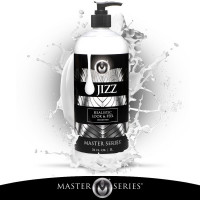 Кремообразный Лубрикант с имитацией Спермы, без запаха, на водной основе Jizz Wit Glijmiddel - 1L