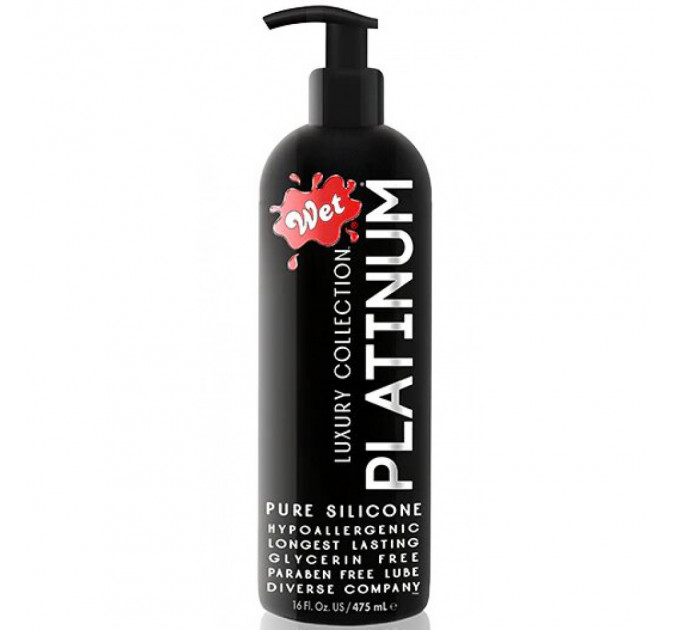 Лубрикант Wet Platinum Premium 475 мл, на силиконовой основе
