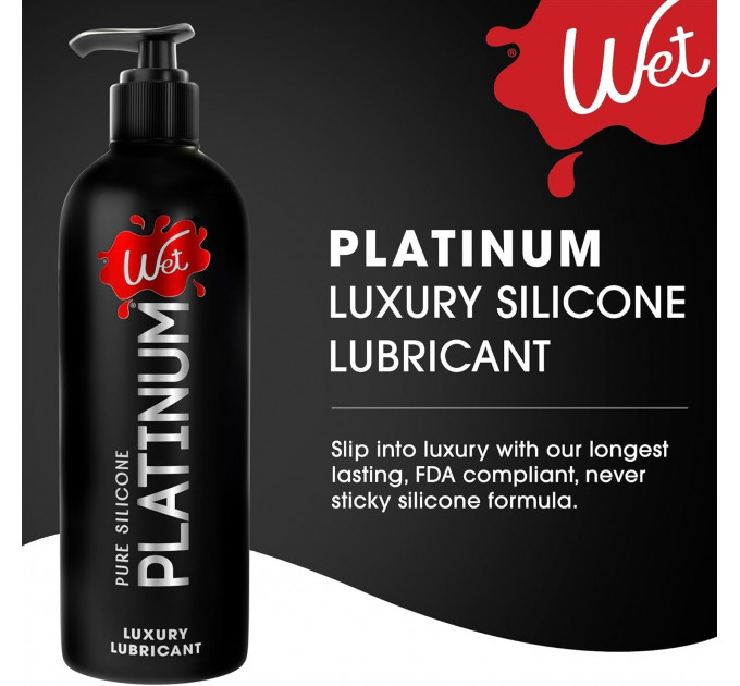Лубрикант Wet Platinum Premium 475 мл, на силиконовой основе
