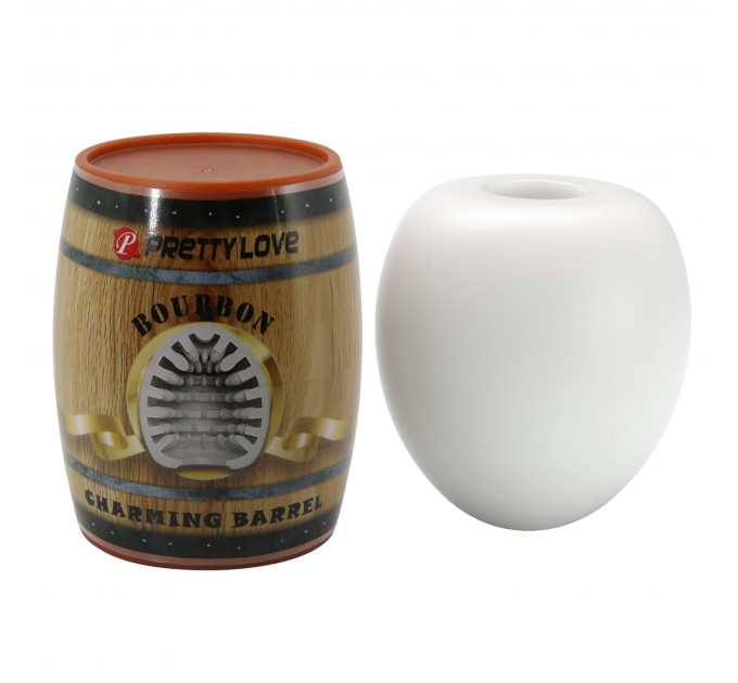 Мастурбатор яйцо PRETTY LOVE Barrel белый, 5.5 см