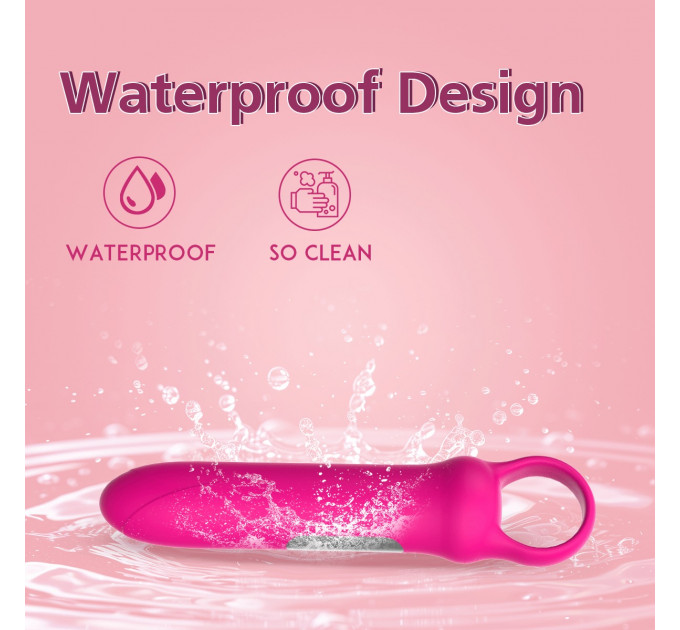 Мини-вибратор Every Night Toys Merry светло-розовый, 10 режимов вибрации