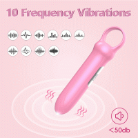 Міні-вібратор Every Night Toys Merry світло-рожевий, 10 режимів вібрації