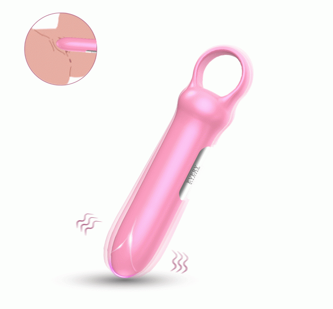 Мини-вибратор Every Night Toys Merry светло-розовый, 10 режимов вибрации