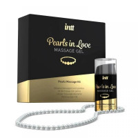Набор для интимного массажа Intt Pearls in Love, 15 мл, с гелем и жемчужным ожерельем Набор для интимного массажа Intt Pearls in Love, 15 мл, с гелем и жемчужным ожерельем