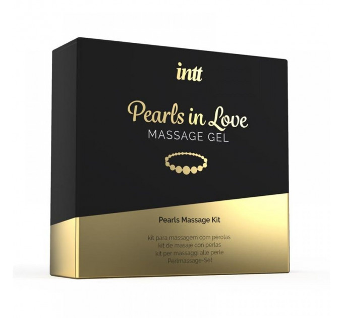 Набір для інтимного масажу Intt Pearls in Love, 15 мл, з гелем та намистами
