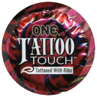 Набор презервативов с рельефом в виде тату ONE Tattoo Touch (цена за упаковку, 100 шт.)