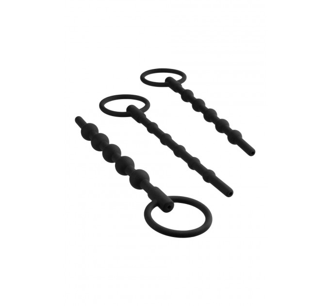 Набір уретральних катетерів NMC Knot Knot чорний, 3 шт