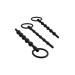 Набір уретральних катетерів NMC Knot Knot чорний, 3 шт