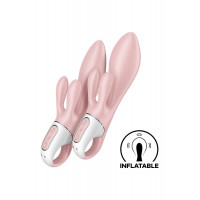 Надувний вібратор-кролик Satisfyer Air Pump Bunny 3 рожевий