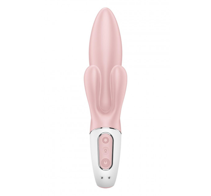 Надувний вібратор-кролик Satisfyer Air Pump Bunny 3 рожевий