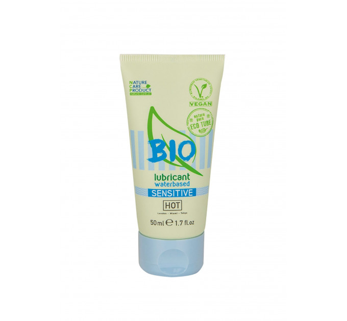 Органічний лубрикант на водній основі Hot Bio Lube Sensitive, 50 мл
