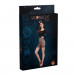 Платье Moonlight Lingeried Model 13 в сеточку, черное, One Size