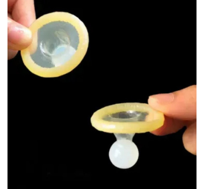 Презерватив OLO з вусиками + кулька "Phoenix Spiny condom" (у комплекті 1 презератив + 1 кулька)
