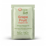 ПРОБНИК/Масажна олія Orgie BIO GRAPEFRUIT з ароматом грейпфрукта, 2 мл