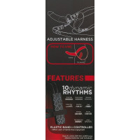 Страпон подвійний You2Toys Double Thruster з вібрацією, чорний