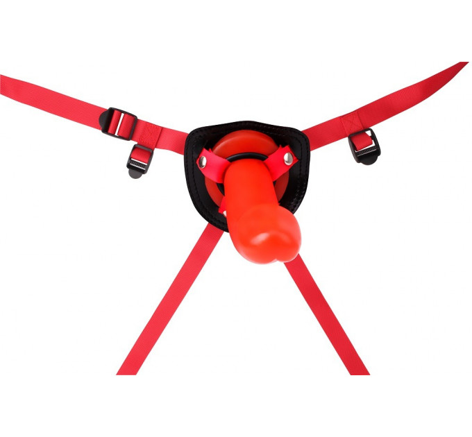 Страпон женский Chisa HOTSTORM Thumper Strap-on, красный